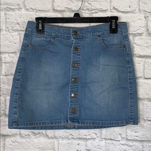 Wax Jeans Denim Skirt